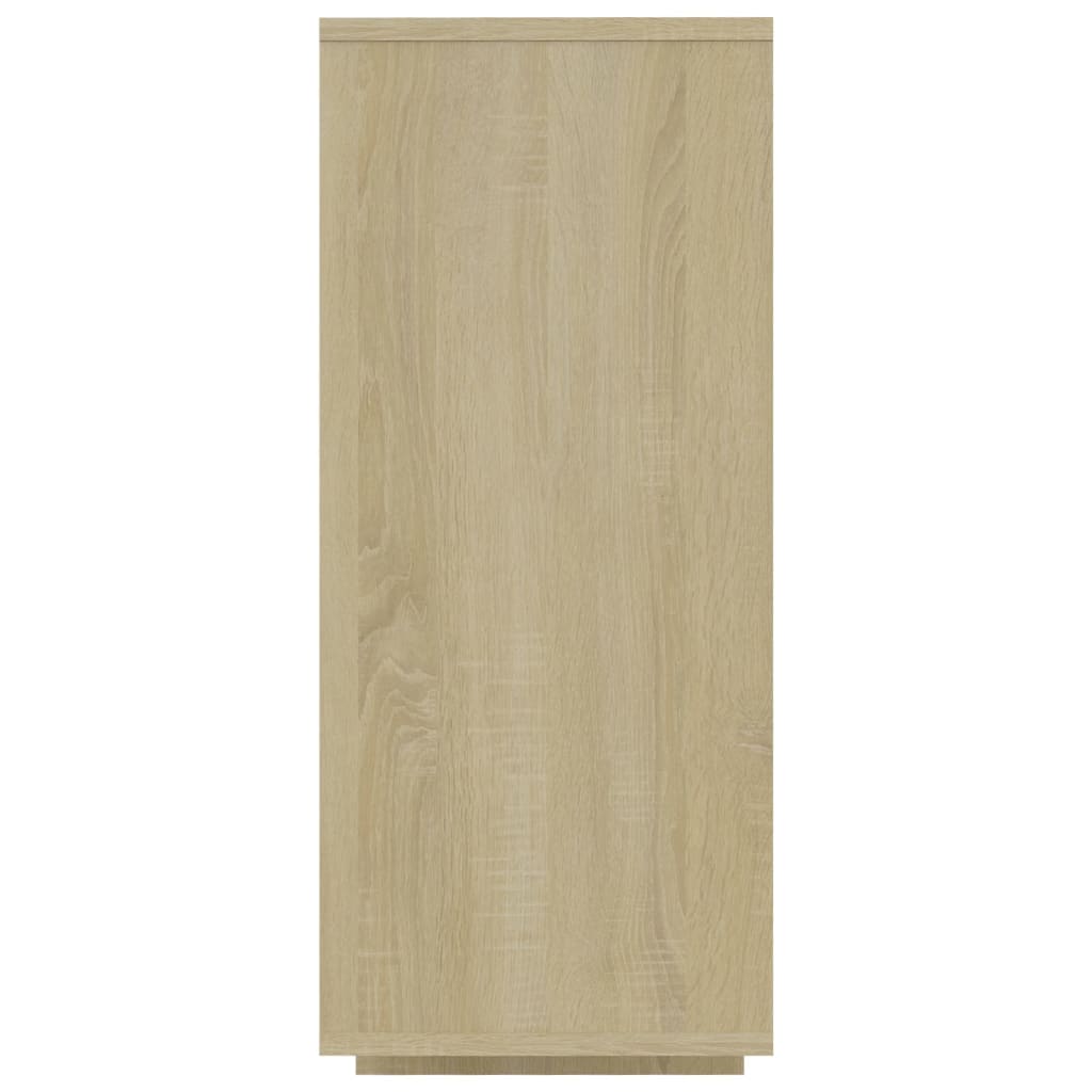 vidaXL Byrå sonoma-ek 120x30x75 cm konstruerat trä