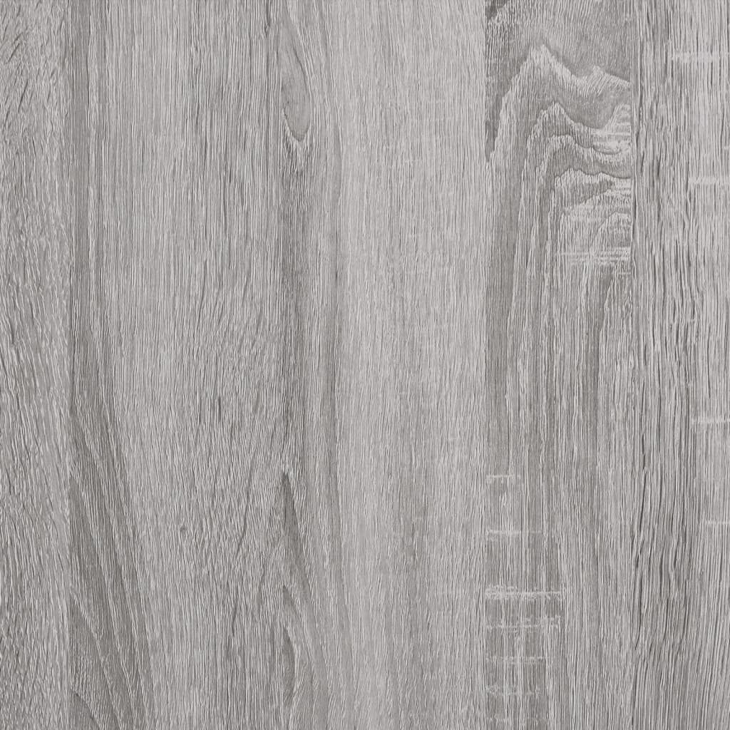 vidaXL Avlastningsbord grå sonoma 102x35x90 cm konstruerat trä